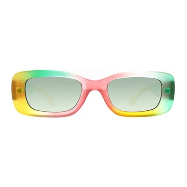 Candy Sweet Retro Vintage pravokutne sunčane naočale za žene 490829